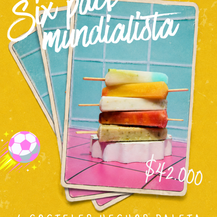 6 paletas de licor, paletas de coctel, helados coctel